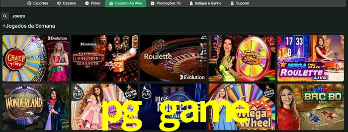 pg game bet